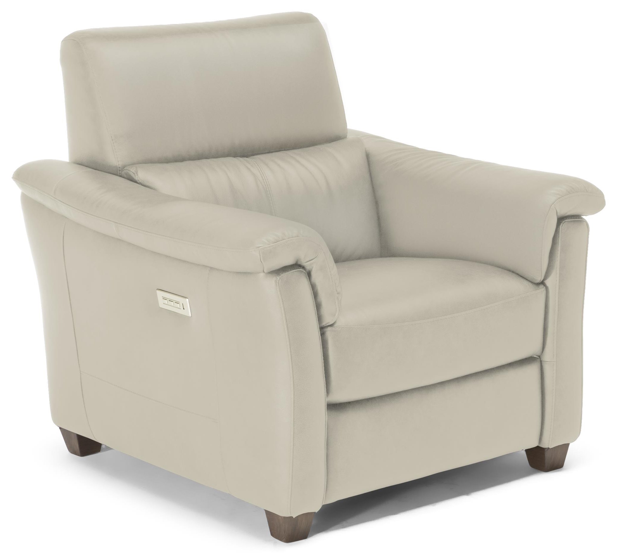 Natuzzi Editions Astuzia 110199519 Leather Triple Power Recliner